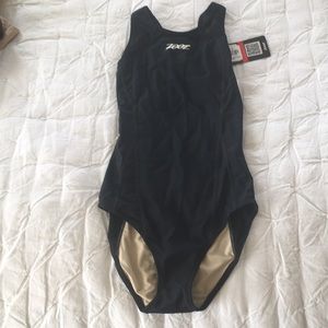 New Zoot XS fast lane black bathing suit.
